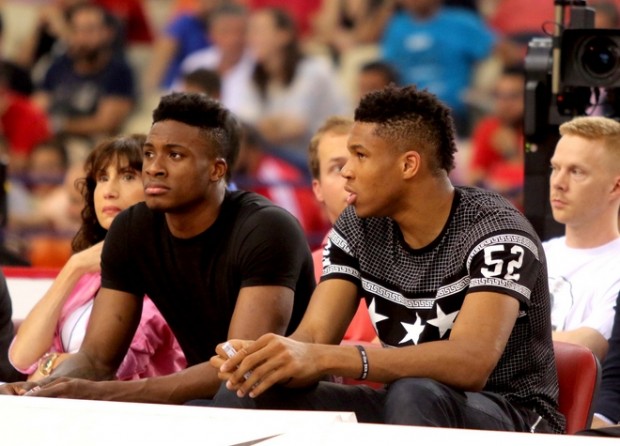 Οι Αντετοκούνμπο αποθέωσαν Σπανούλη και Διαμαντίδη