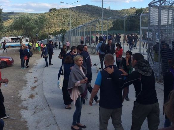 Νέα ένταση στο κέντρο κράτησης της Μόριας στη Λέσβο