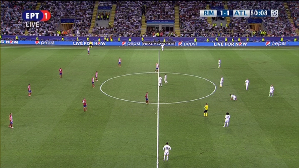 Ρεάλ Μαδρίτης – Ατλέτικο 1 – 1 (79′)