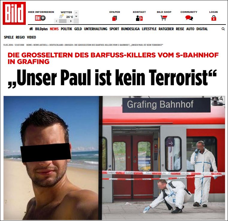 Από ψυχιατρική κλινική απέδρασε δράστης της φονικής επίθεσης στο Μόναχο