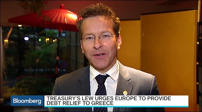 Ντάισελμπλουμ: Πολύ εποικοδομητική η στάση της ελληνικής κυβέρνησης