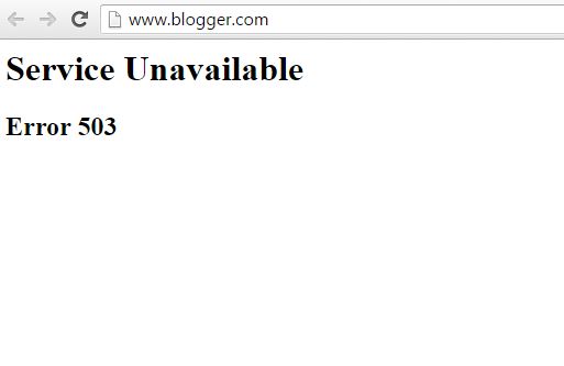 «Έπεσε» η πλατφόρμα των blogspot
