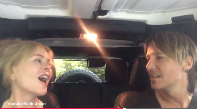 Η Νικόλ Κίντμαν τραγουδά μέσα στο αυτοκίνητο με τον σύζυγό της – ΒΙΝΤΕΟ