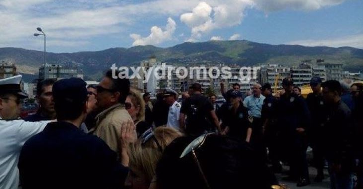 Ένταση κατά τον απόπλου του «Ερατώ» – ΦΩΤΟ