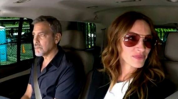 Ο Κλούνεϊ και η Ρόμπερτς το έριξαν στο τραγούδι – ΒΙΝΤΕΟ