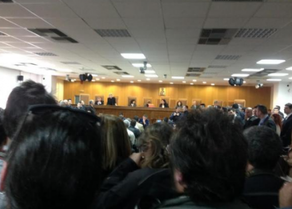 Διεκόπη για τις 30 Μαΐου η δίκη της Χρυσής Αυγής