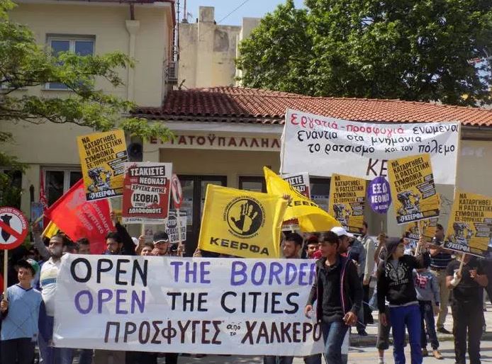 Μαζική απεργία πείνας από πρόσφυγες στο Ελληνικό