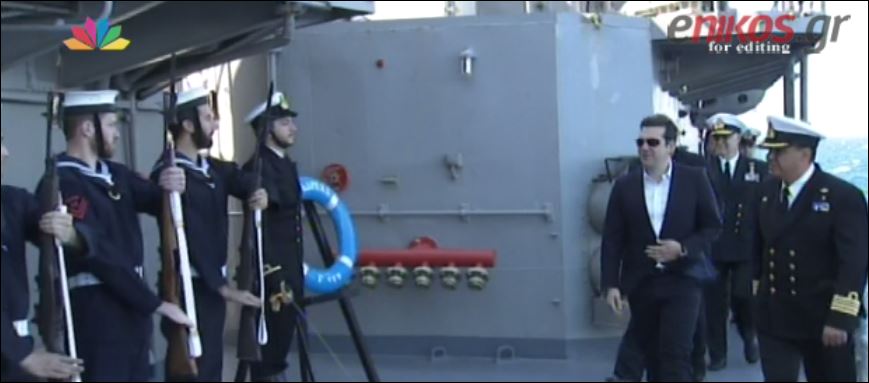 Οι τουρκικές προκλήσεις και ο διάλογος του Πρωθυπουργού με τους αξιωματικούς του Πολεμικού Ναυτικού – ΒΙΝΤΕΟ