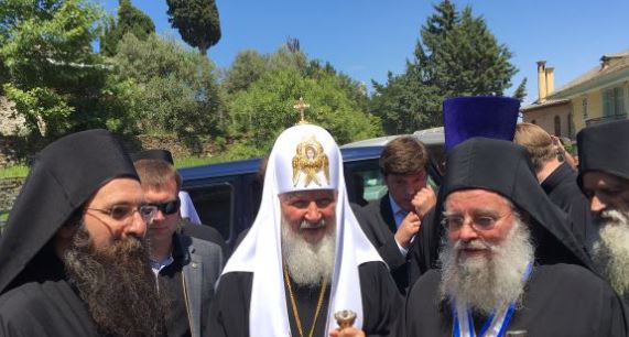 Στο Άγιο Όρος ο Πατριάρχης Μόσχας – ΒΙΝΤΕΟ