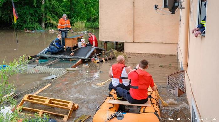 4 νεκροί από πλημμύρες στη Γερμανία
