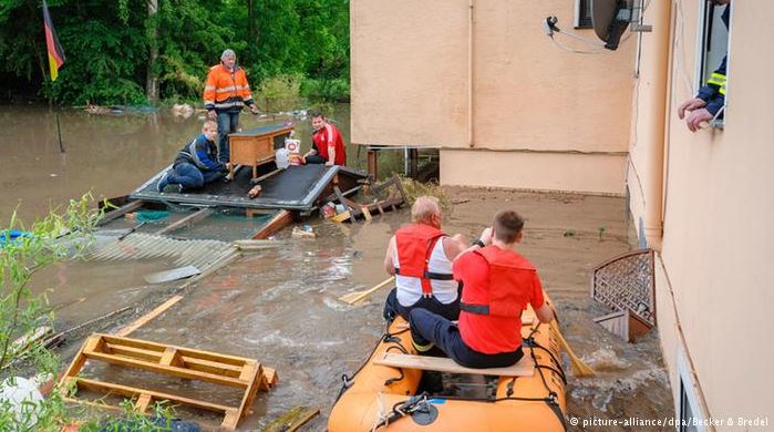4 νεκροί από πλημμύρες στη Γερμανία