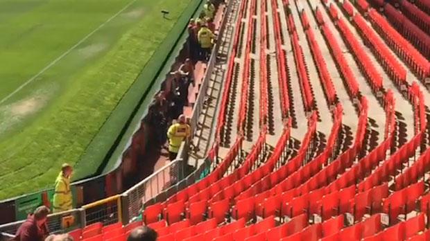 Ελεγχόμενη έκρηξη στο Ολντ Τράφορντ