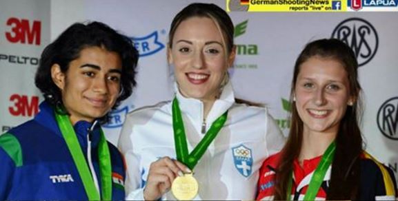 Σκοποβολή: Χρυσό μετάλλιο η Κορακάκη στο Παγκόσμιο Κύπελλο Νεανίδων
