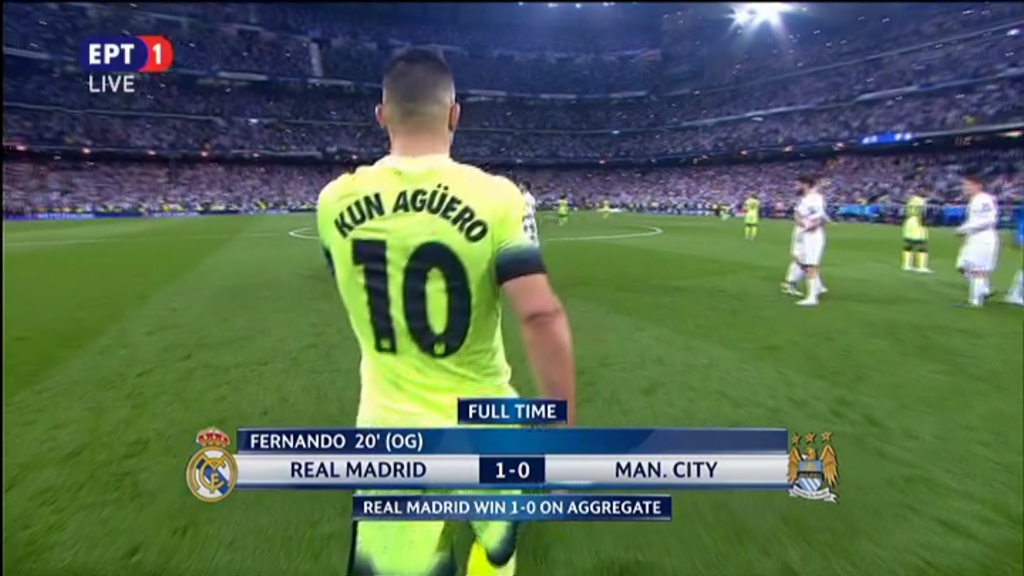 Ρεάλ Μαδρίτης – Μάντσεστερ Σίτι 1 – 0 (ΤΕΛΙΚΟ)