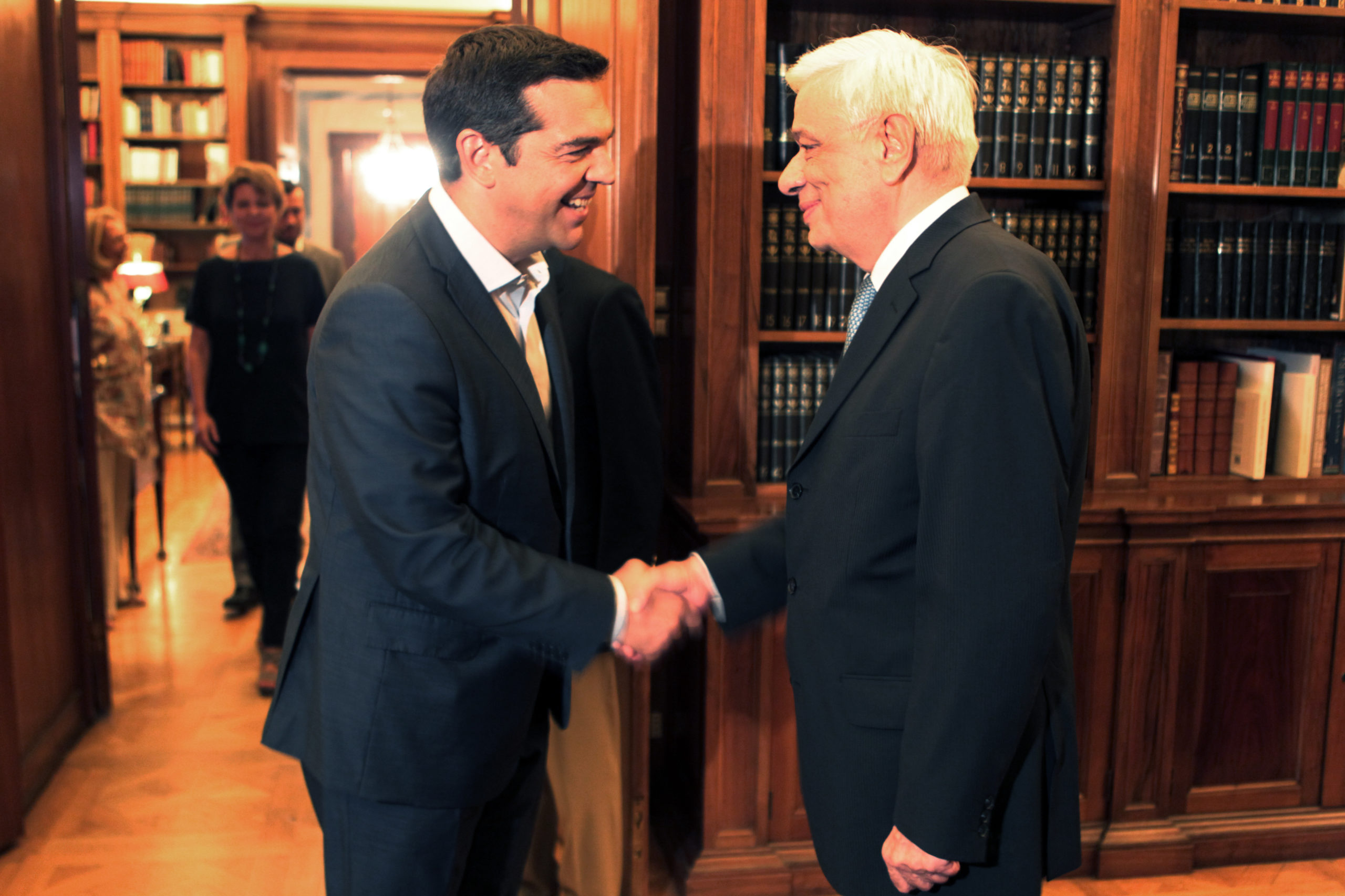 Στον Πρόεδρο της Δημοκρατίας ο Πρωθυπουργός