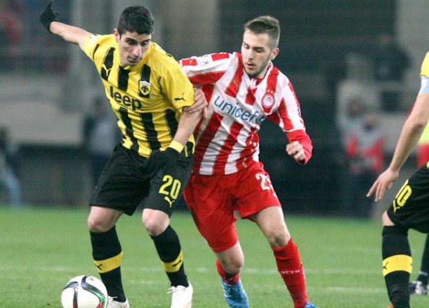 Ολυμπιακός – ΑΕΚ 0-1 (ΗΜ.)