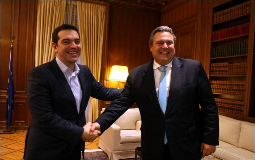 Στη φρεγάτα “Αδρίας” ο Αλέξης Τσίπρας και ο Πάνος Καμμένος