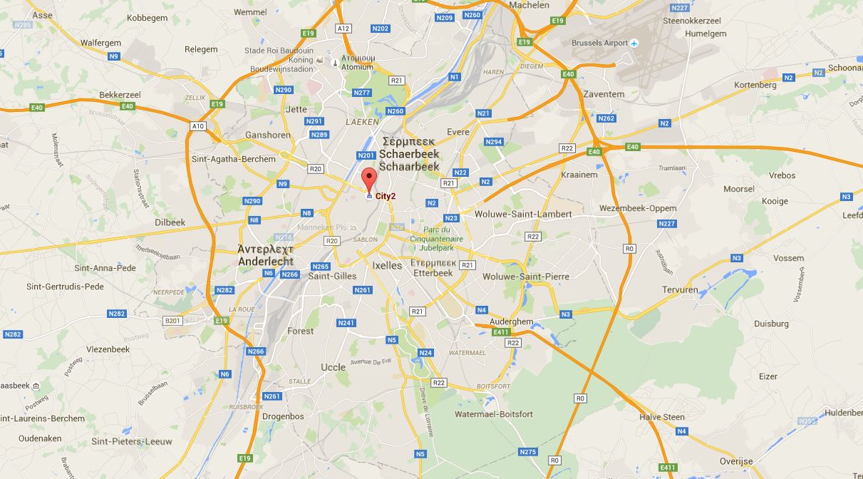 Ο χάρτης της αποκλεισμένης περιοχής στις Βρυξέλλες – ΦΩΤΟ