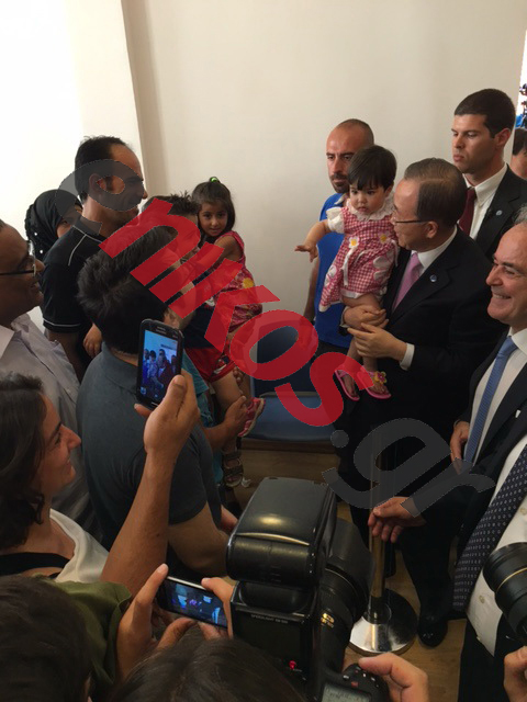 Στο Κέντρο Αλληλεγγύης Αθήνας ο Μπαν Κι Μουν – ΦΩΤΟ