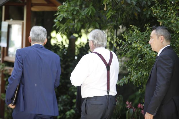 Η βόλτα του Γιούνκερ στον Εθνικό Κήπο – ΦΩΤΟ