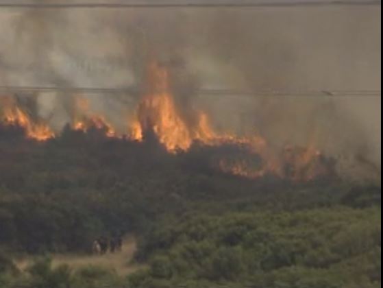Πυρκαγιά στη Νέα Πέραμο – ΤΩΡΑ