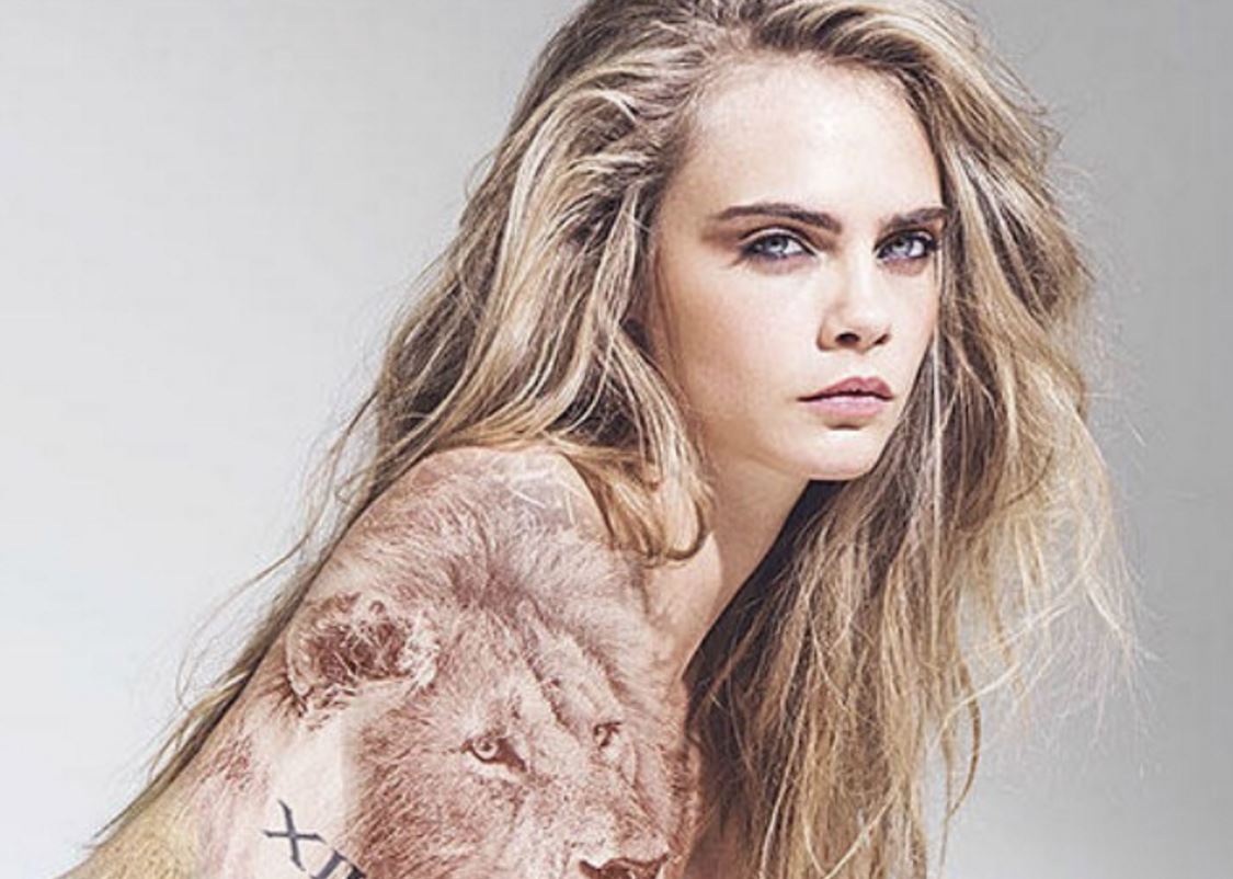 Η Κάρα Ντελεβίν φωτογραφίζεται γυμνή για τα δικαιώματα των ζώων – ΦΩΤΟ