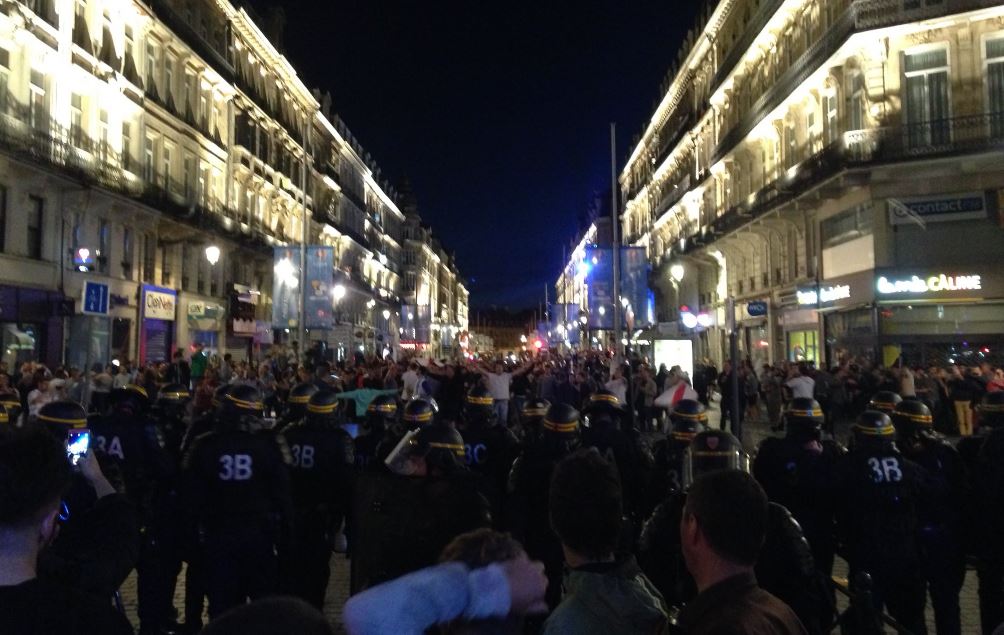 Επεισόδια Άγγλων – αστυνομίας στη Λιλ – ΒΙΝΤΕΟ