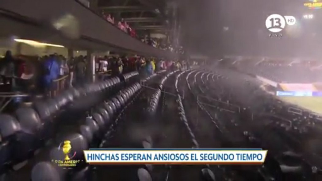 Κόπα Αμέρικα: Διακοπή στο Χιλή – Κολομβία λόγω θεομηνίας – ΒΙΝΤΕΟ