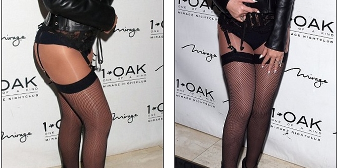 Ποια σταρ βγήκε να διασκεδάσει φορώντας ζαρτιέρες; – ΦΩΤΟ