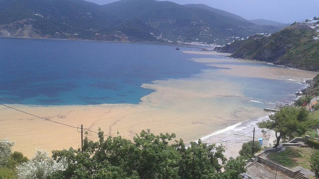 Εικόνες καταστροφής από την κακοκαιρία στη Σκόπελο