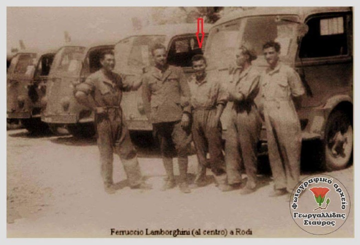 Όταν ο Ferruccio Lamborghini υπηρετούσε σαν μηχανικός στη Ρόδο – ΦΩΤΟ