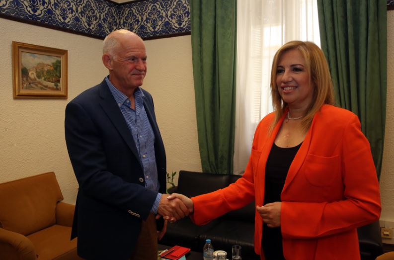 Καρέ καρέ η συνάντηση Γεννηματά-Παπανδρέου – ΦΩΤΟ