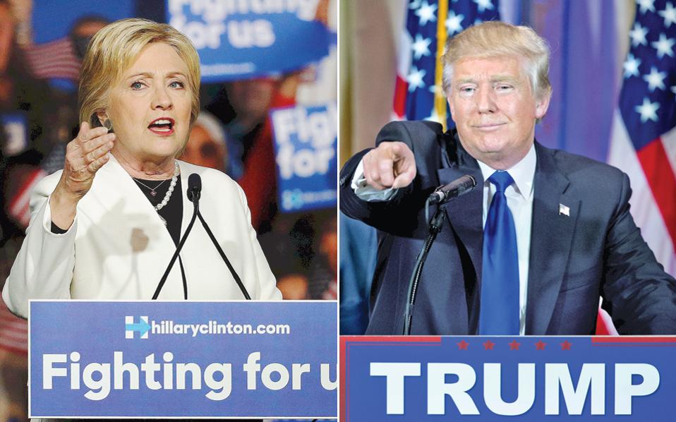 ΗΠΑ: Η Κλίντον ανέκτησε διψήφιο προβάδισμα επί του Τραμπ