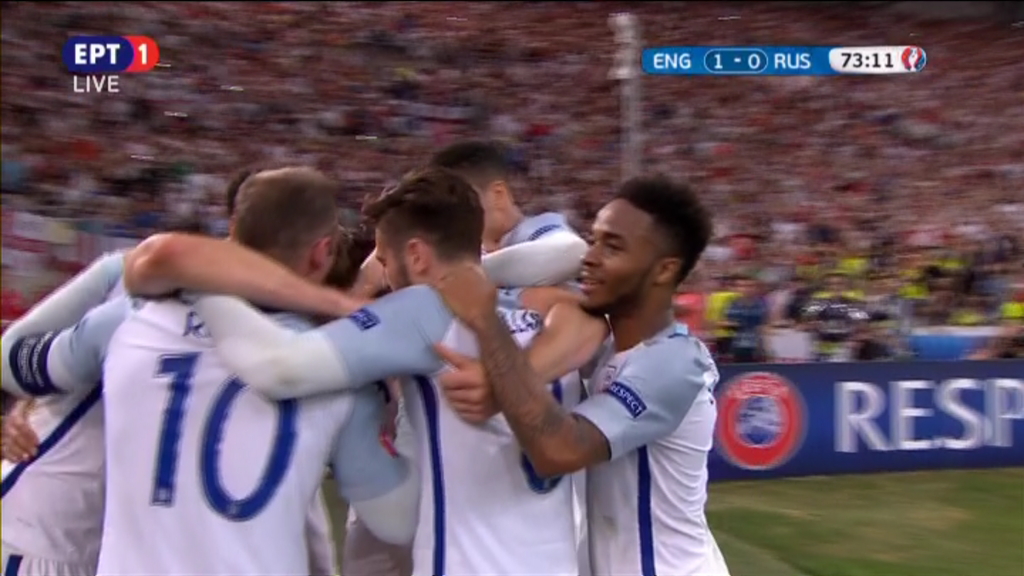 Αγγλία – Ρωσία 1 – 0 (73′)