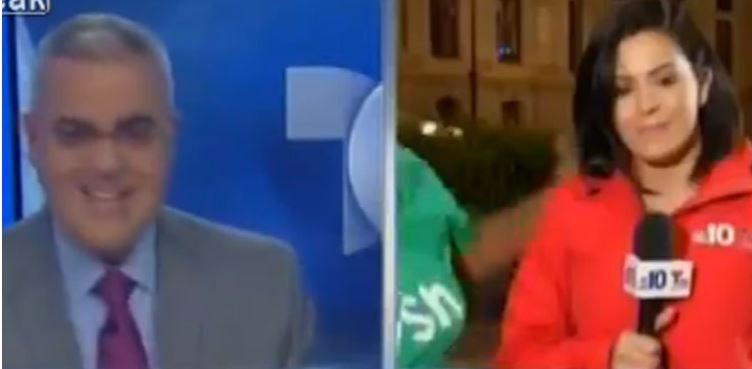 Δημοσιογράφος δέχθηκε επίθεση σε ζωντανή σύνδεση – ΒΙΝΤΕΟ