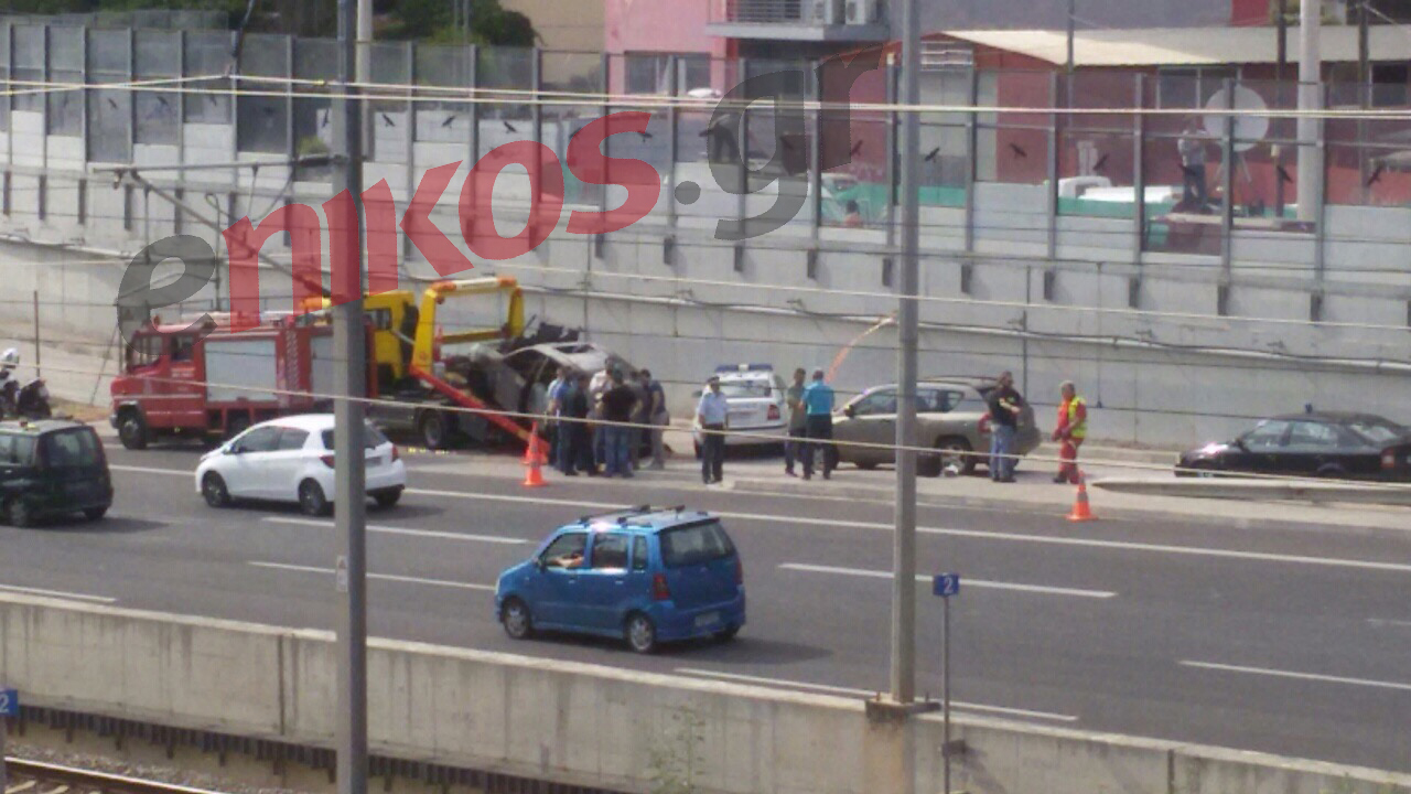 Αυτό είναι το πολυτελές αυτοκίνητο που κάηκε στην Αττική Οδό – ΦΩΤΟ