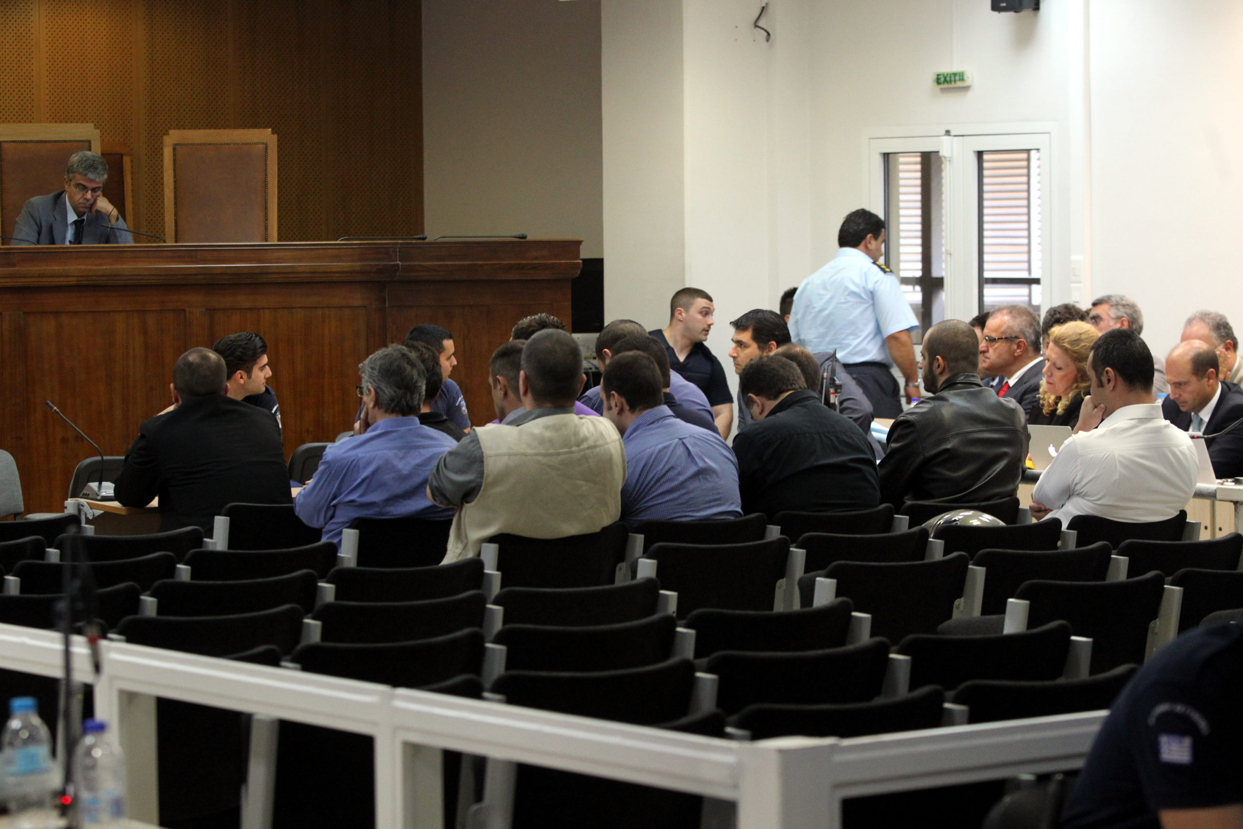 Ένταση στη δίκη της Χρυσής Αυγής