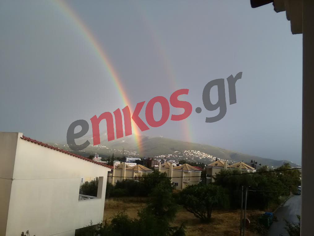 Μετά τη βροχή…το ουράνιο τόξο– ΦΩΤΟ