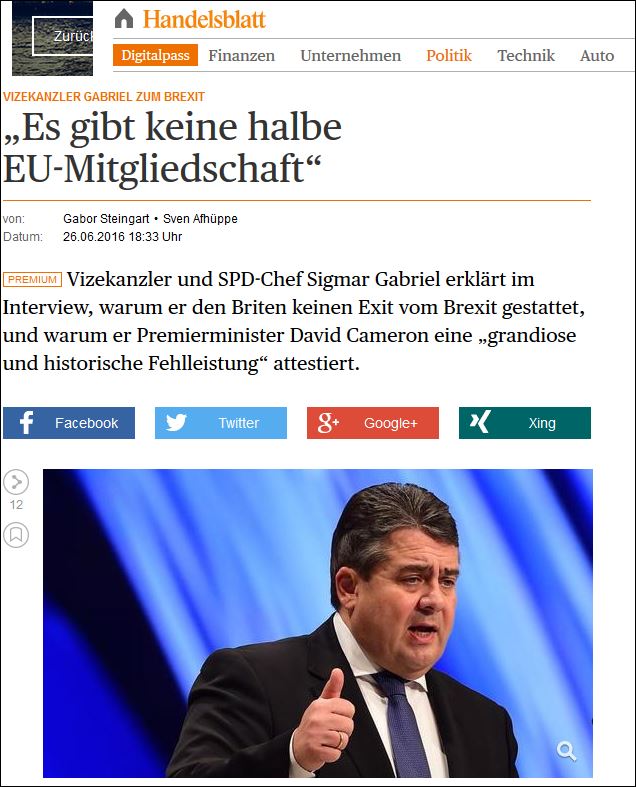 Γκάμπριελ: Τεράστια και ιστορική πολιτική αποτυχία του Κάμερον