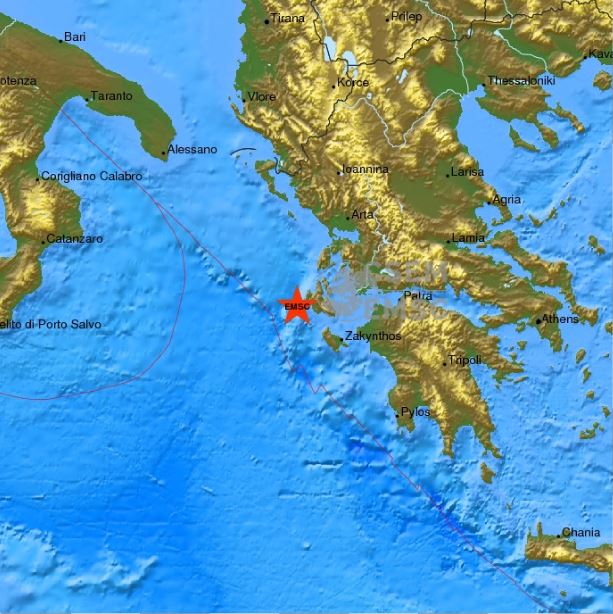 Σεισμός στην Κεφαλονιά