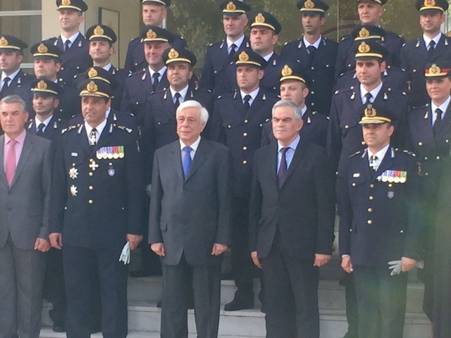 Ο Προκόπης Παυλόπουλος στην τελετή αποφοίτησης των νέων ανθυποπυραγών