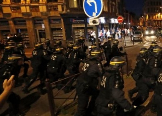 Άγρια επεισόδια και συλλήψεις στη Λιλ – ΒΙΝΤΕΟ