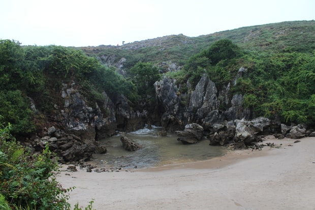 Hidden Beach: Playa De Gulpiyuri, Spain