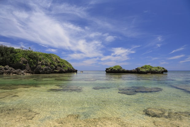 Sand Star Beach: Hoshizuna-no-hama, Japan
