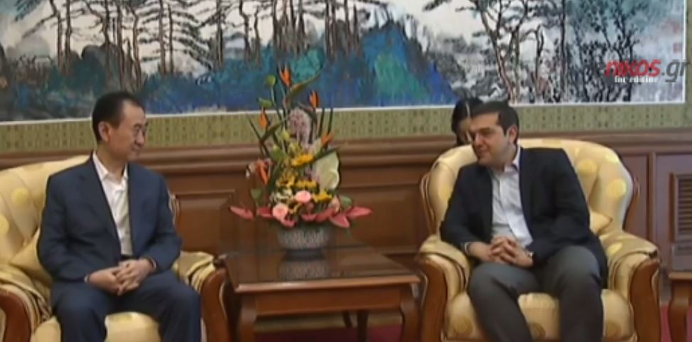 Η συνάντηση του Τσίπρα με τον πρόεδρο της WANDA GROUP – ΒΙΝΤΕΟ