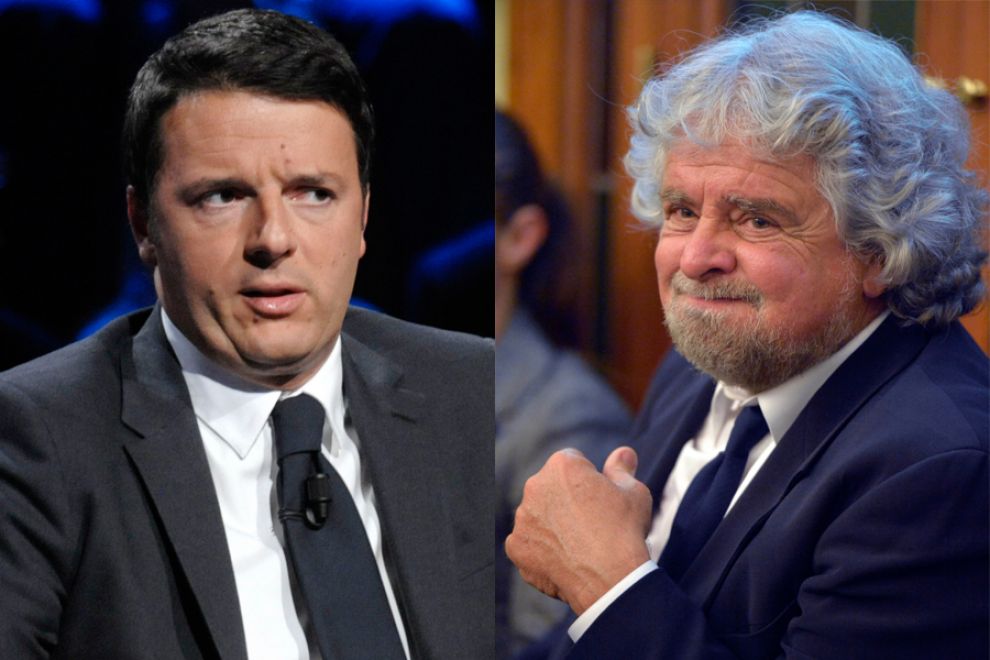 Ιταλία – Δημοσκόπηση: Ο Ρέντσι είναι δύο μονάδες πίσω από τον Γκρίλο