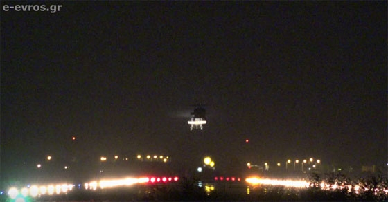 Η απογείωση των τουρκικών ελικοπτέρων από το αεροδρόμιο Αλεξανδρούπολης – ΒΙΝΤΕΟ