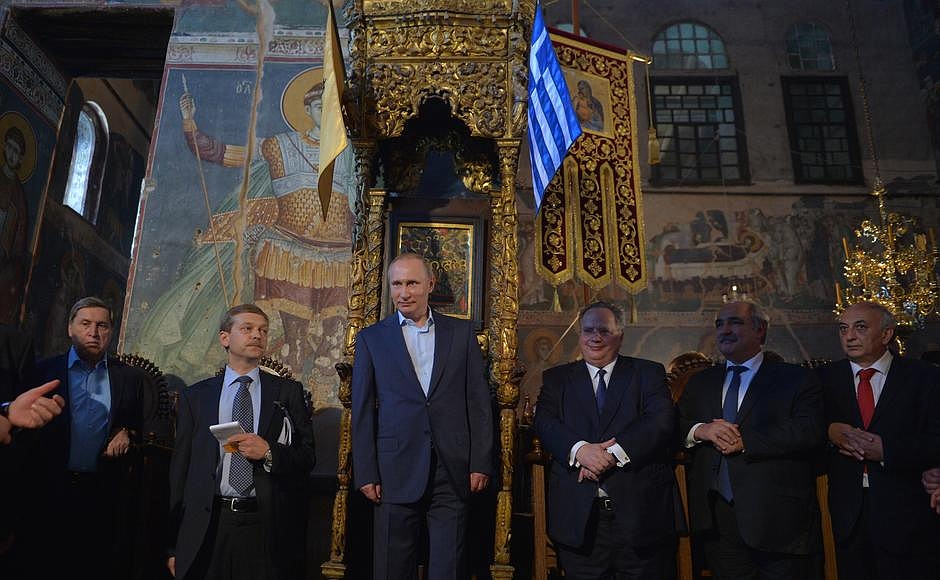 Η ευχαριστήρια επιστολή του Πούτιν στην Ιερά Κοινότητα Αγίου Όρους