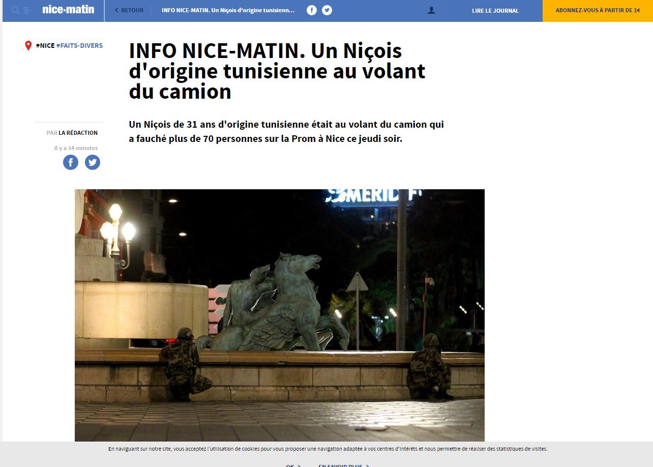 Τα πρώτα στοιχεία για τον δράστη της φονικής επίθεσης – Ήταν από την Τυνησία