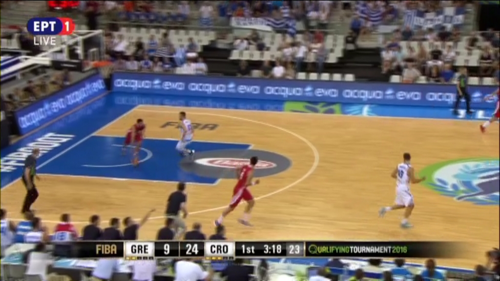Ελλάδα – Κροατία 13-31 (10′)